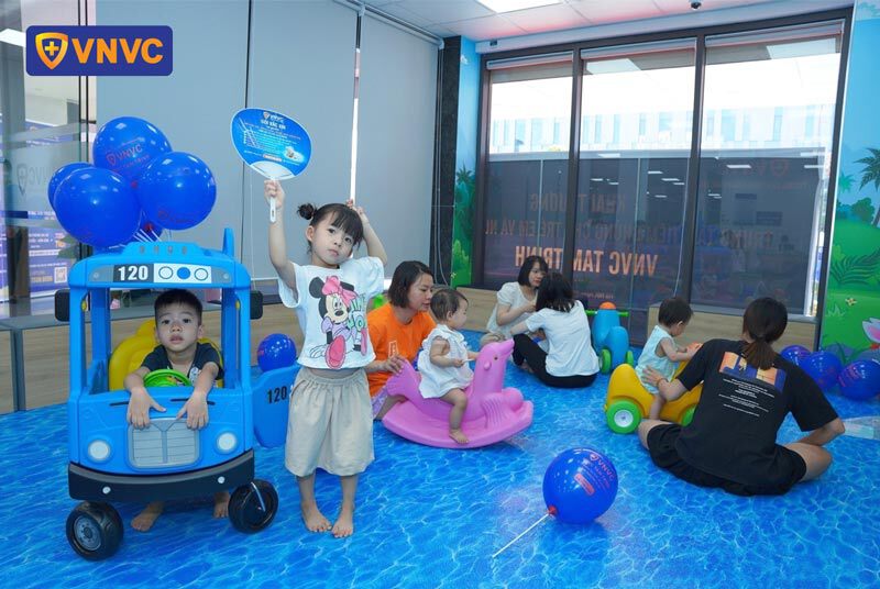 khu vui chơi tại vnvc tam trinh