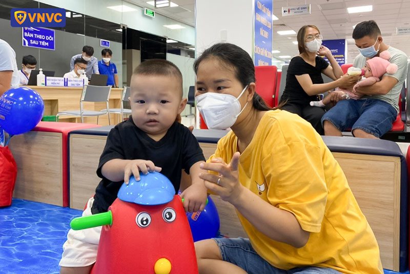 mẹ và bé tại vnvc củ chi