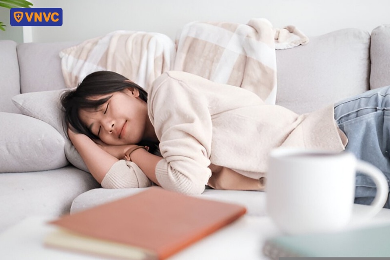 nghỉ ngơi đầy đủ