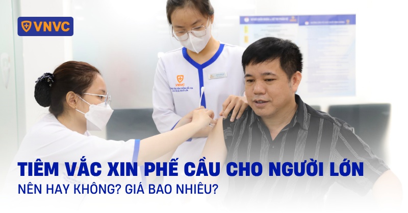 tiêm vắc xin phế cầu cho người lớn