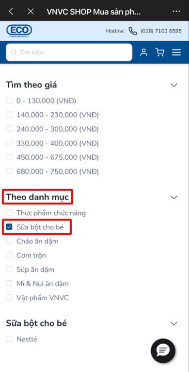 tìm kiếm sản phẩm mb