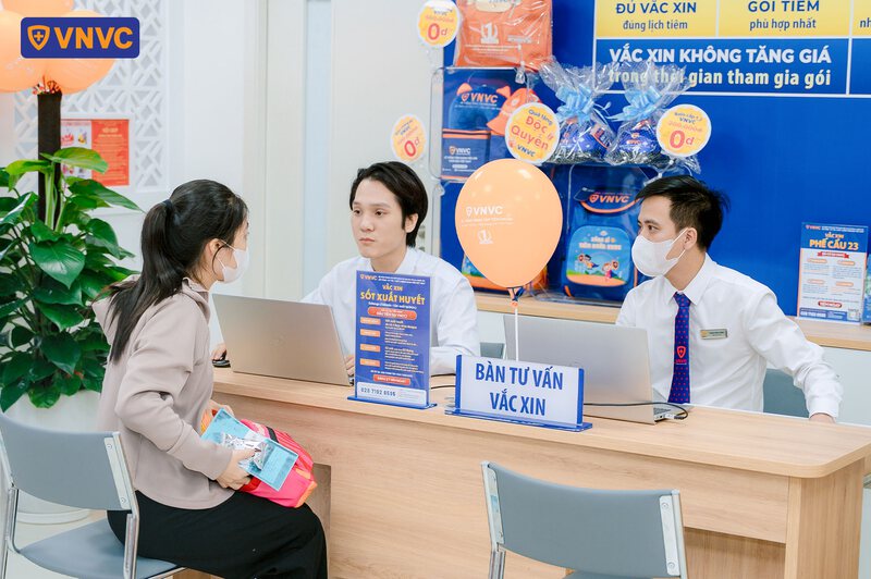 tư vấn tiêm chủng tại vnvc ba vì