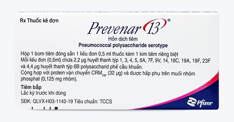 vắc xin phế cầu prevenar 13