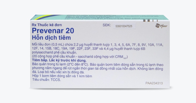 vắc xin prevenar 20