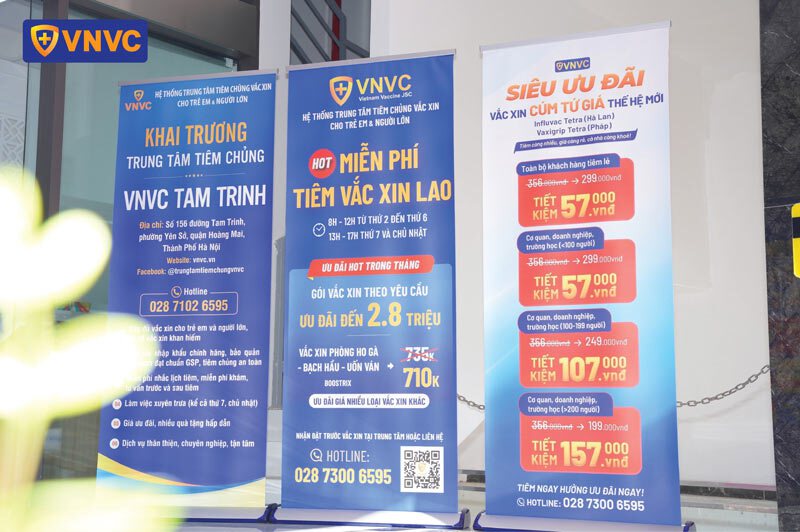 vnvc tam trinh có nhiều ưu đãi cho khách hàng