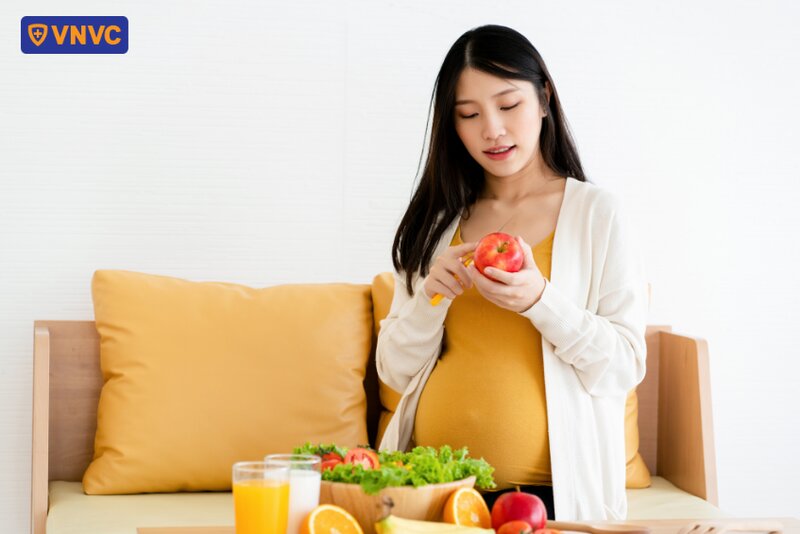 bà bầu ăn trái cây