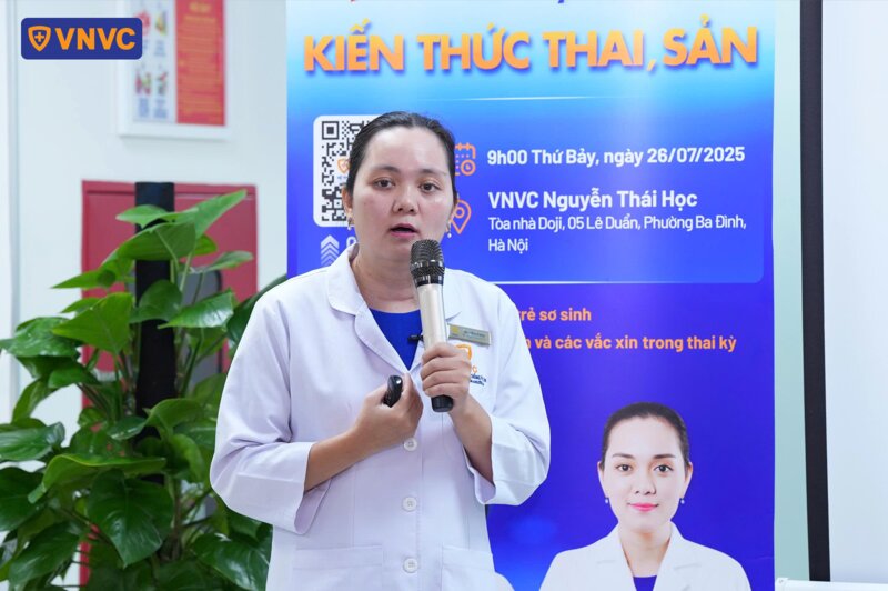bác sĩ nguyễn lê nga trình bày