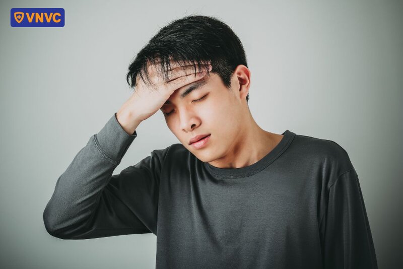 người đàn ông đang rầu