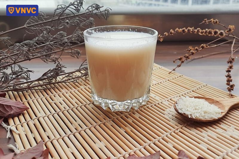 nước gạo rang chứa nhiều dinh dưỡng