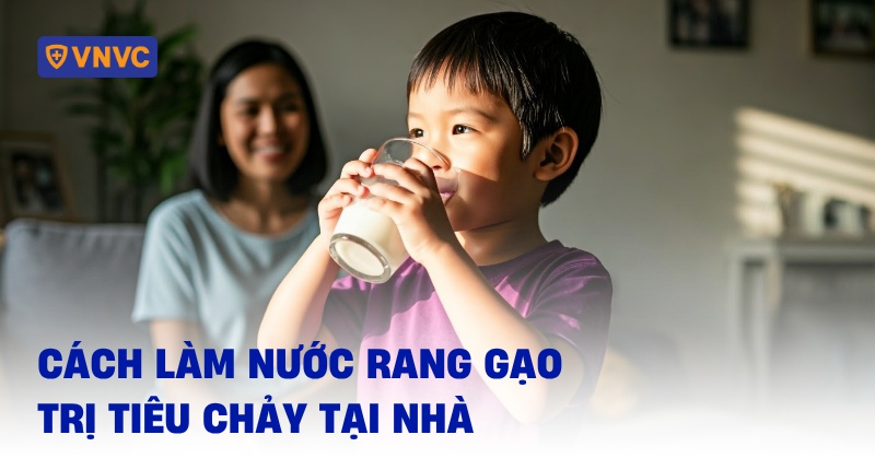 Cách làm nước gạo rang trị tiêu chảy tại nhà cho trẻ em và người lớn