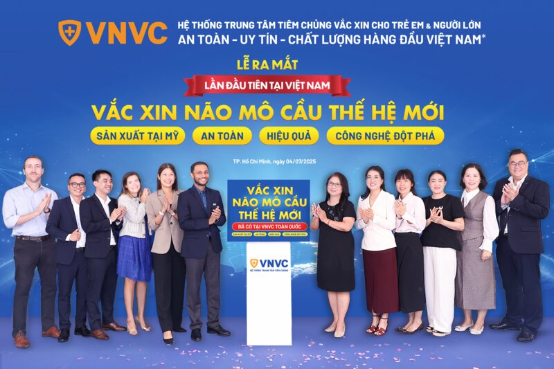 ra mắt vắc xin não mô cầu thế hệ mới
