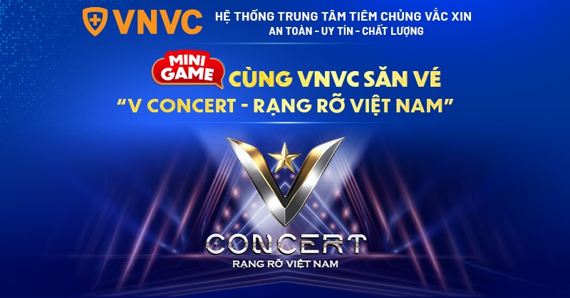 săn vé v concert rạng rỡ việt nam