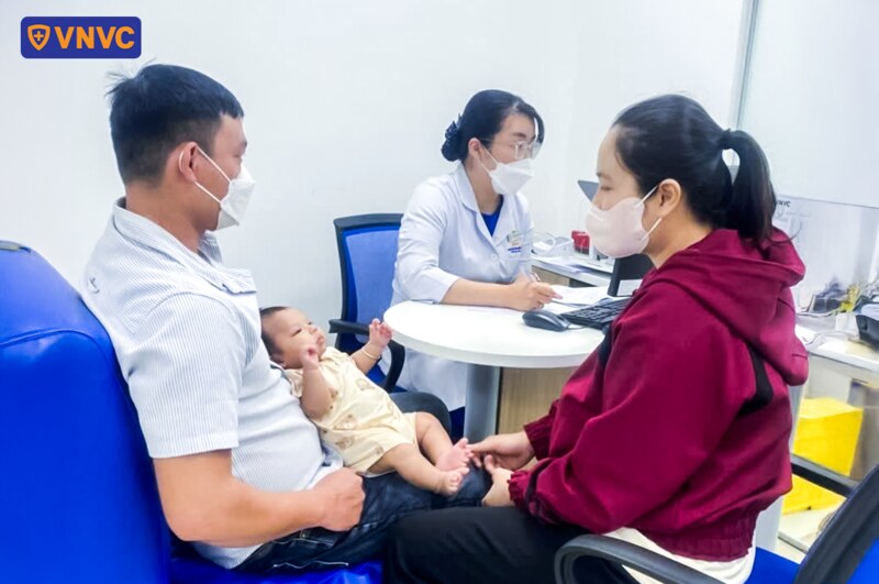 tiêm chủng cho bé tại vnvc xuyên mộc