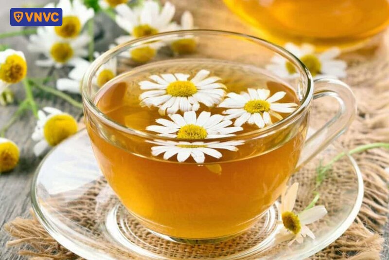 trà hoa cúc có tác dụng làm dịu dạ dày