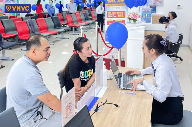 tư vấn tiêm chủng tại vnvc long đất