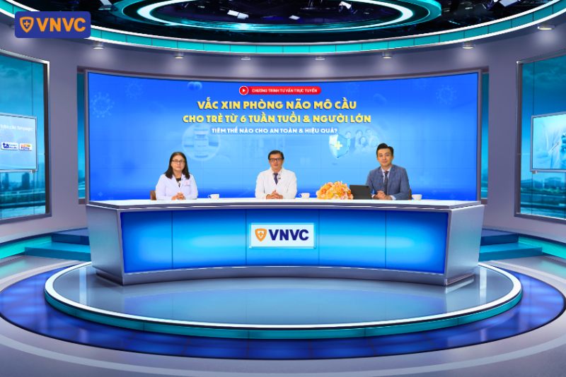 chương trình tư vấn vắc xin phòng não mô cầu