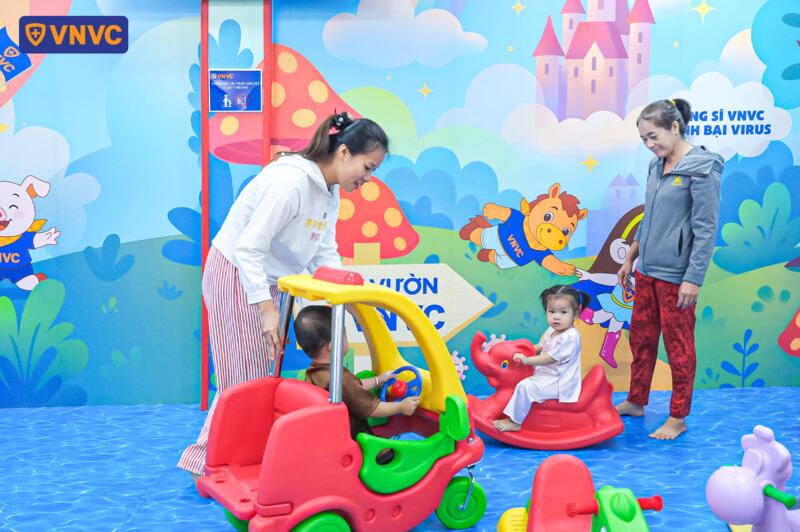 khu vui chơi cho trẻ tại vnvc