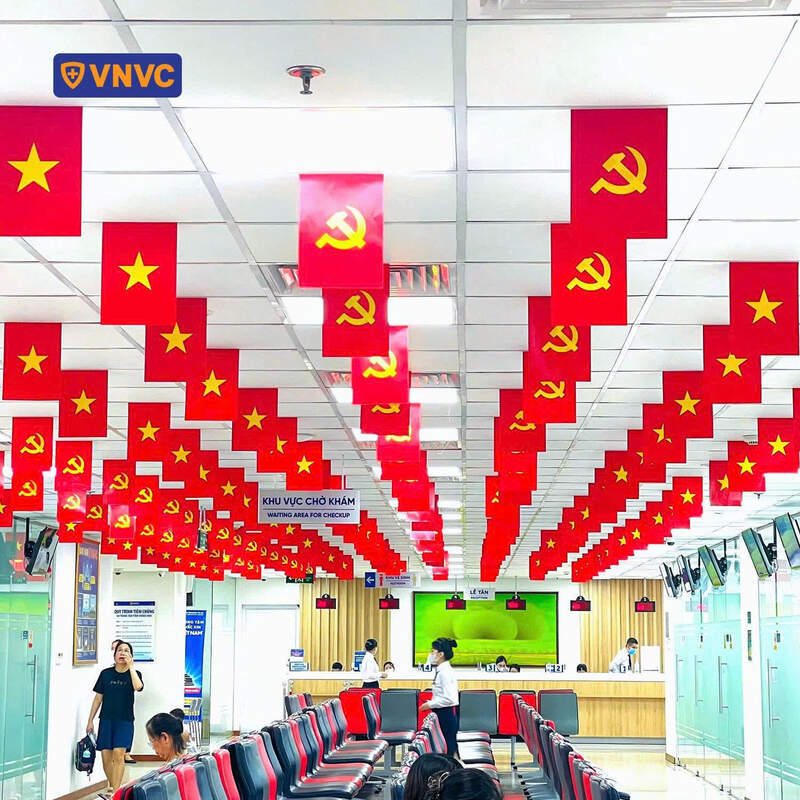 vnvc treo cờ dịp quốc khánh