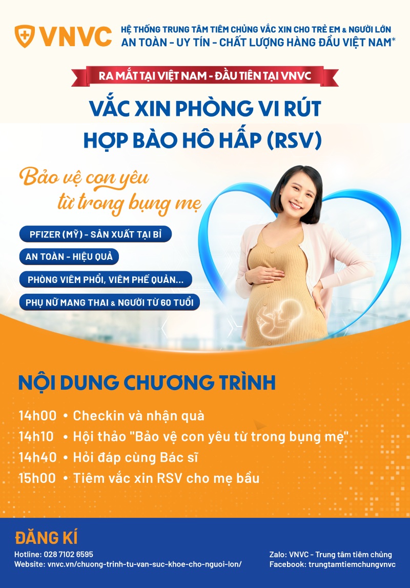 agenda hội thảo ra mắt vắc xin rsv