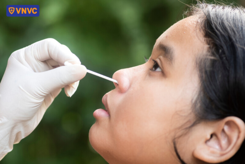 lấy dịch từ mũi