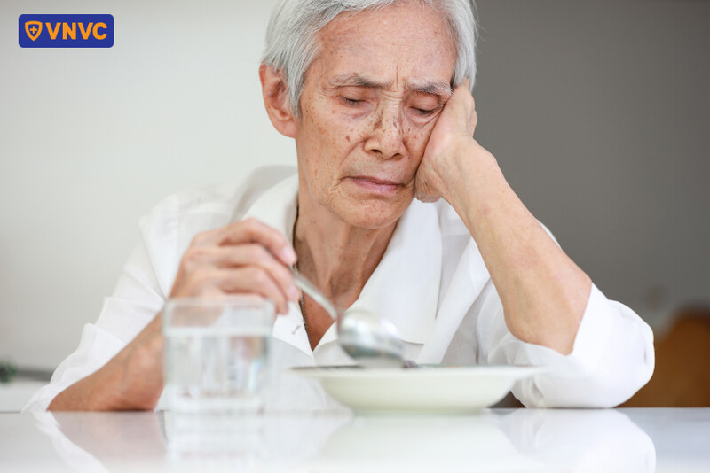 người bệnh không cảm nhận được mùi vị