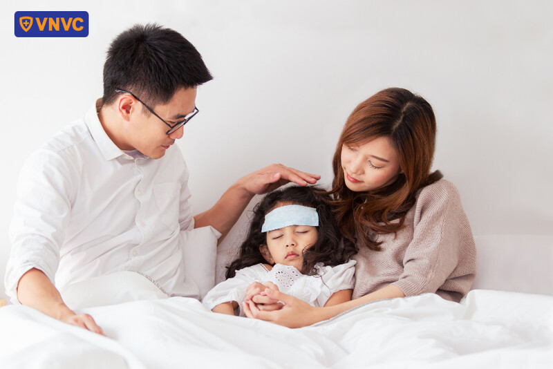 trẻ em dễ mắc bệnh cảm cúm