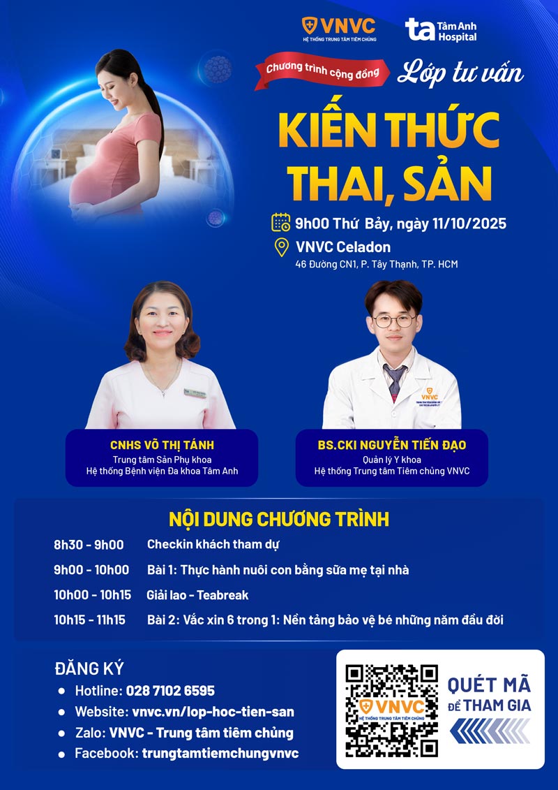 agenda lớp học tiền sản số 61