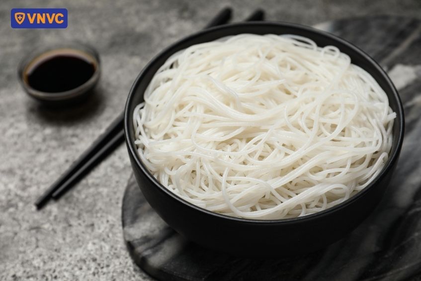 bún được làm từ tinh bột gạo