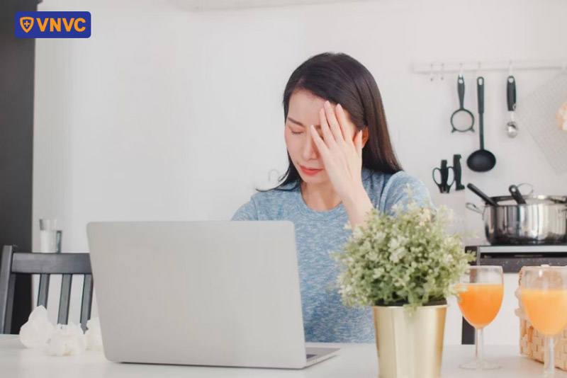 căng thẳng mệt mỏi do làm việc