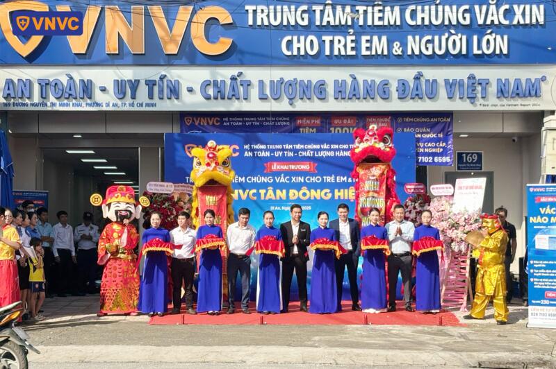 lễ khai trương vnvc tân đông hiệp