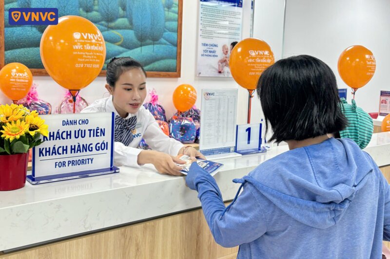 quầy khách hàng ưu tiên