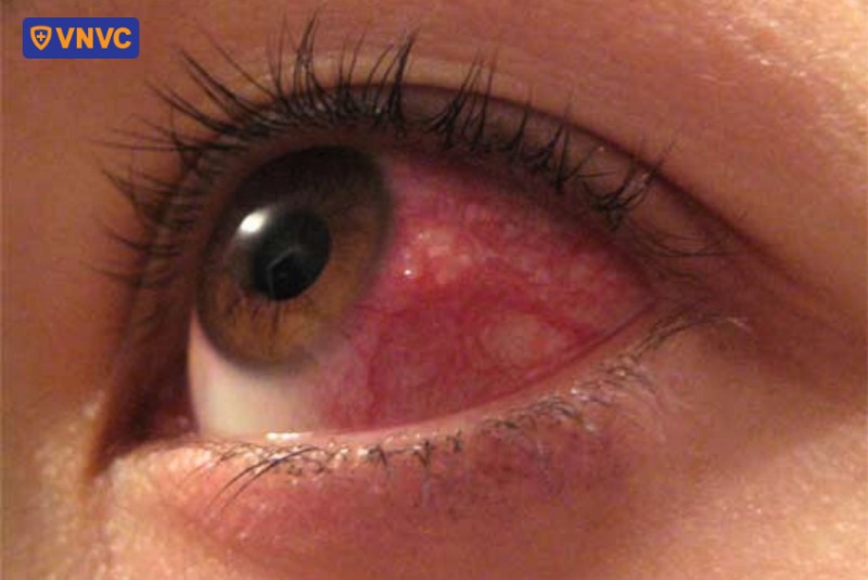 mắt bị đỏ