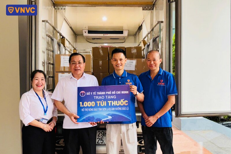 trao tặng 1000 túi thuốc tại sơn la
