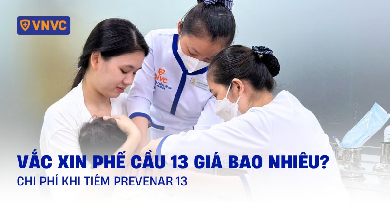 vắc xin phế cầu 13 giá bao nhiêu