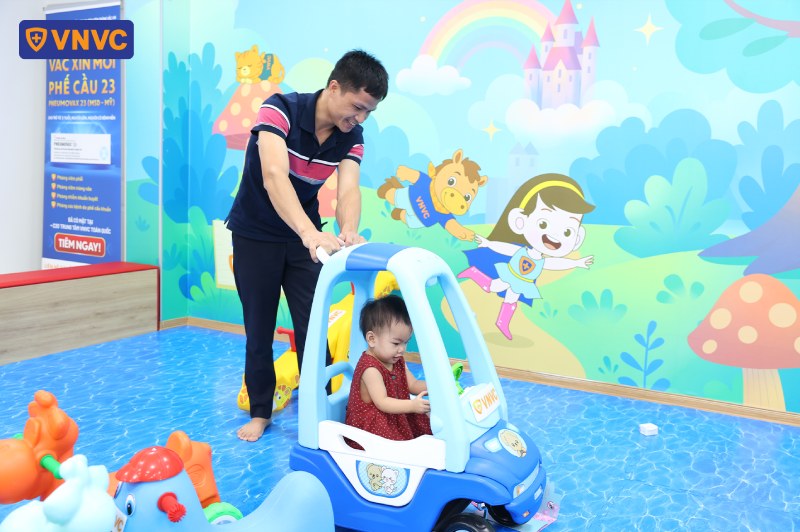 khu vui chơi dành cho trẻ em tại vnvc vạn phúc