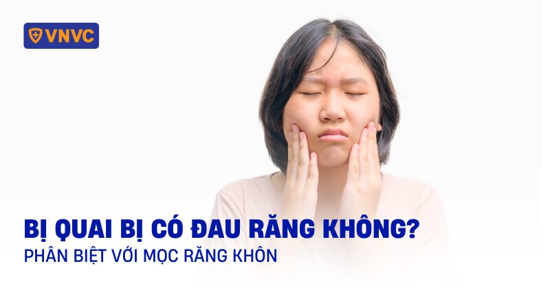 bị quai bị có đau răng không