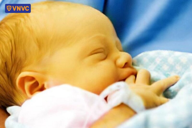 hình ảnh trẻ nhiễm virus cmv bẩm sinh