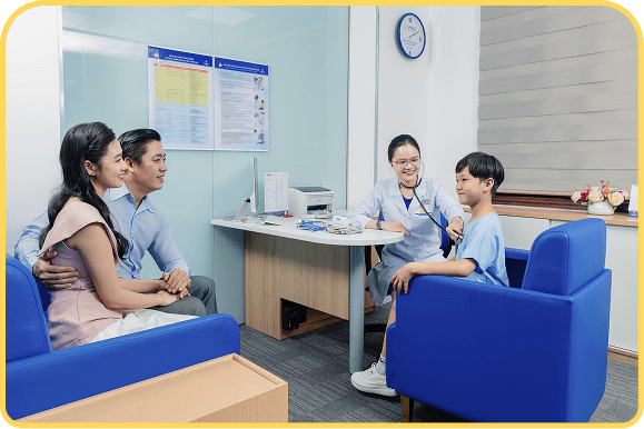 khám sàng lọc cho bé