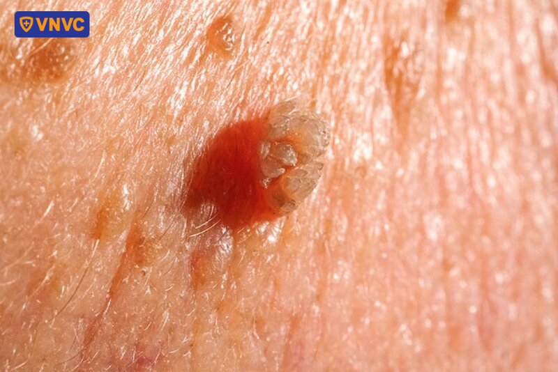 nốt sùi hình mào gà