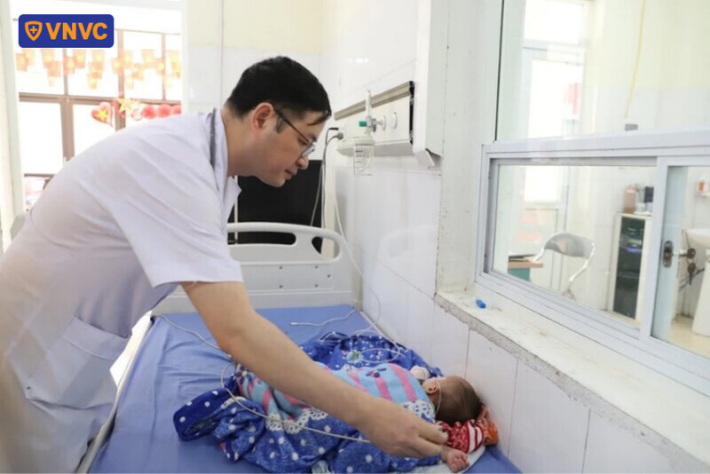 trẻ con mắc bệnh cúm