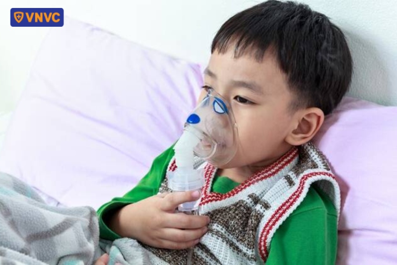 trẻ suy hô hấp