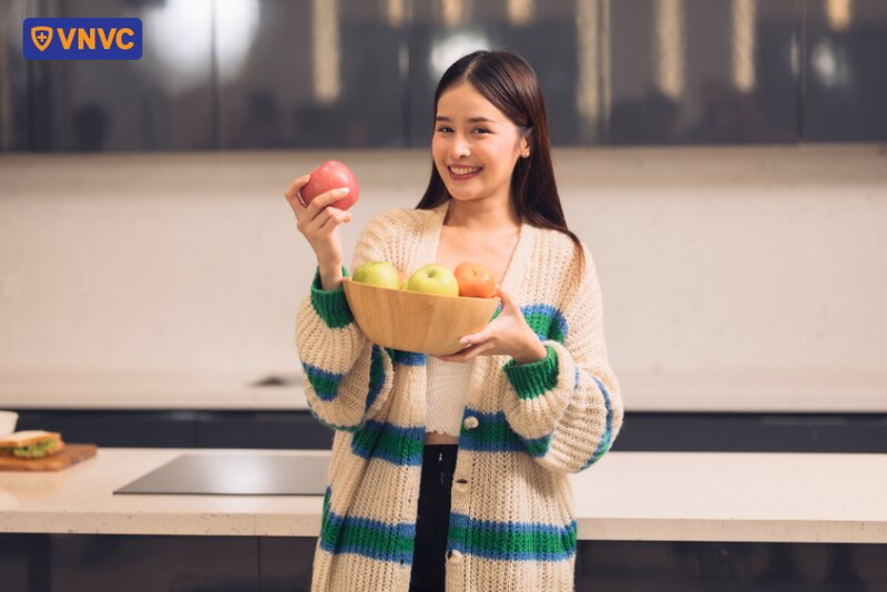 ăn táo để tăng cường sức khỏe