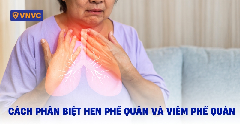 cách phân biệt hen phế quản và viêm phế quản