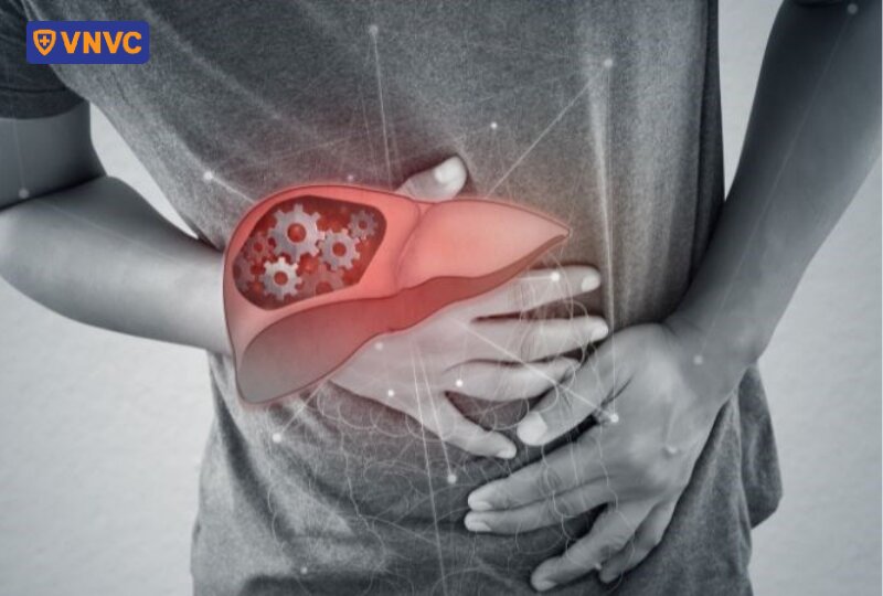 đau bụng do gan gặp vấn đề