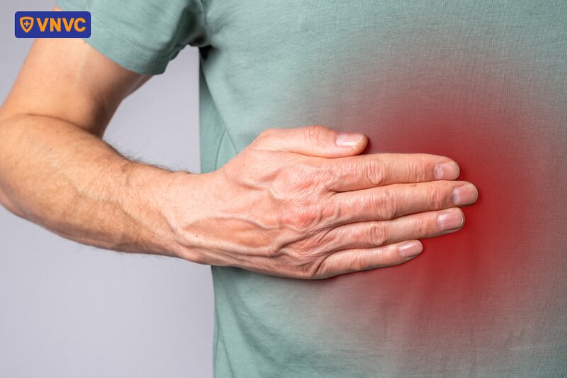 đau vùng hạ sườn phải