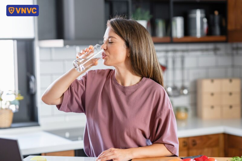 giúp cơ thể khỏe mạnh bằng cách uống nước