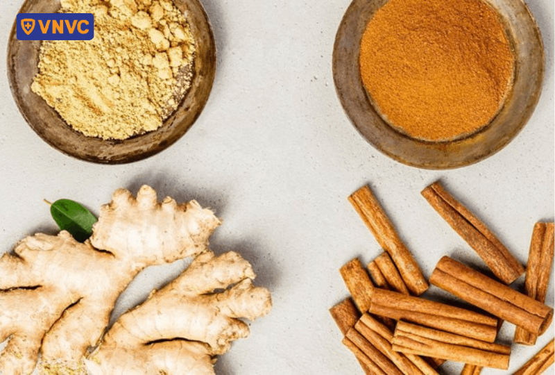 gừng và quế