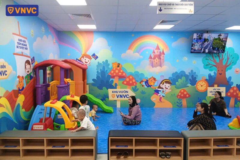 khu vui chơi cho trẻ ở vnvc