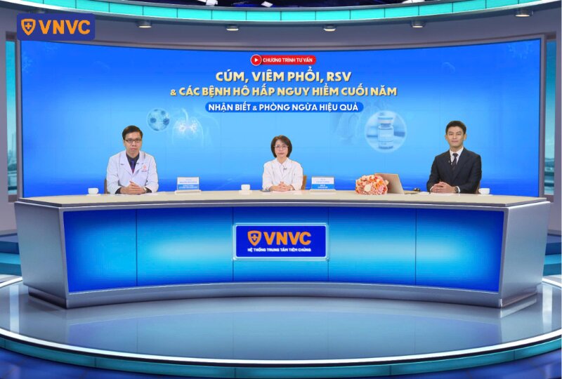livestream tư vấn cúm và viêm phổi