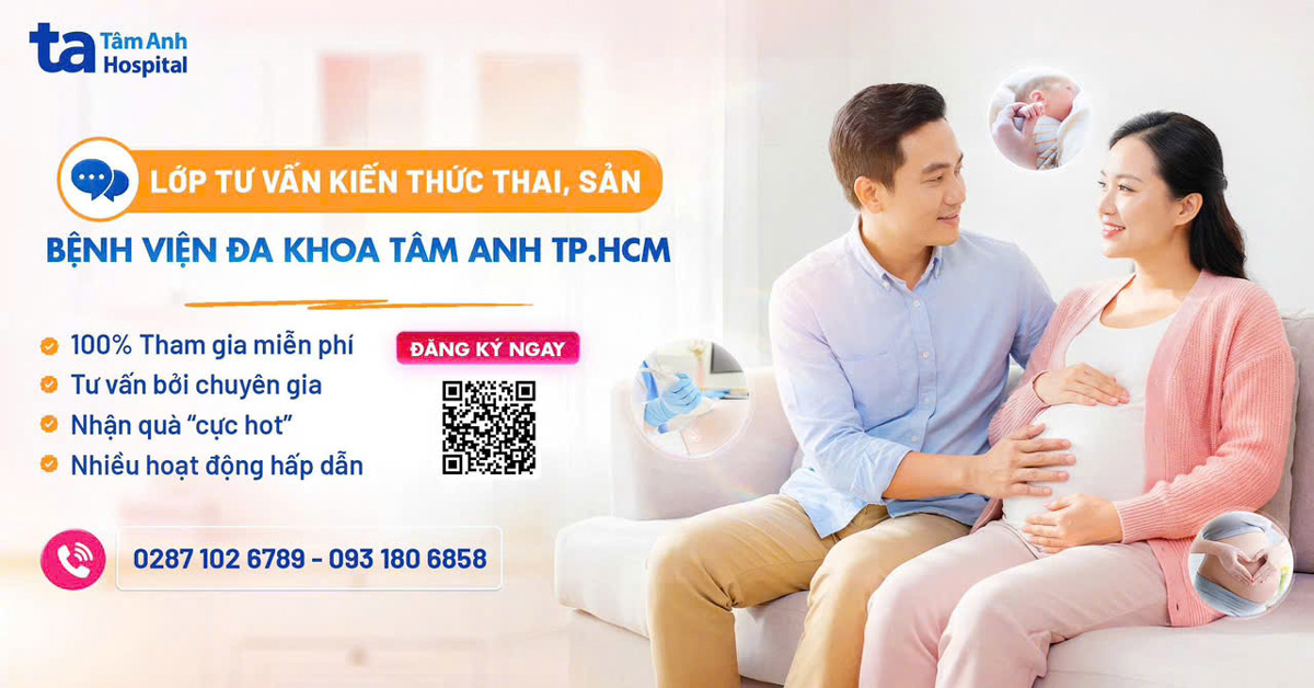 lớp học tiền sản tâm anh hcm